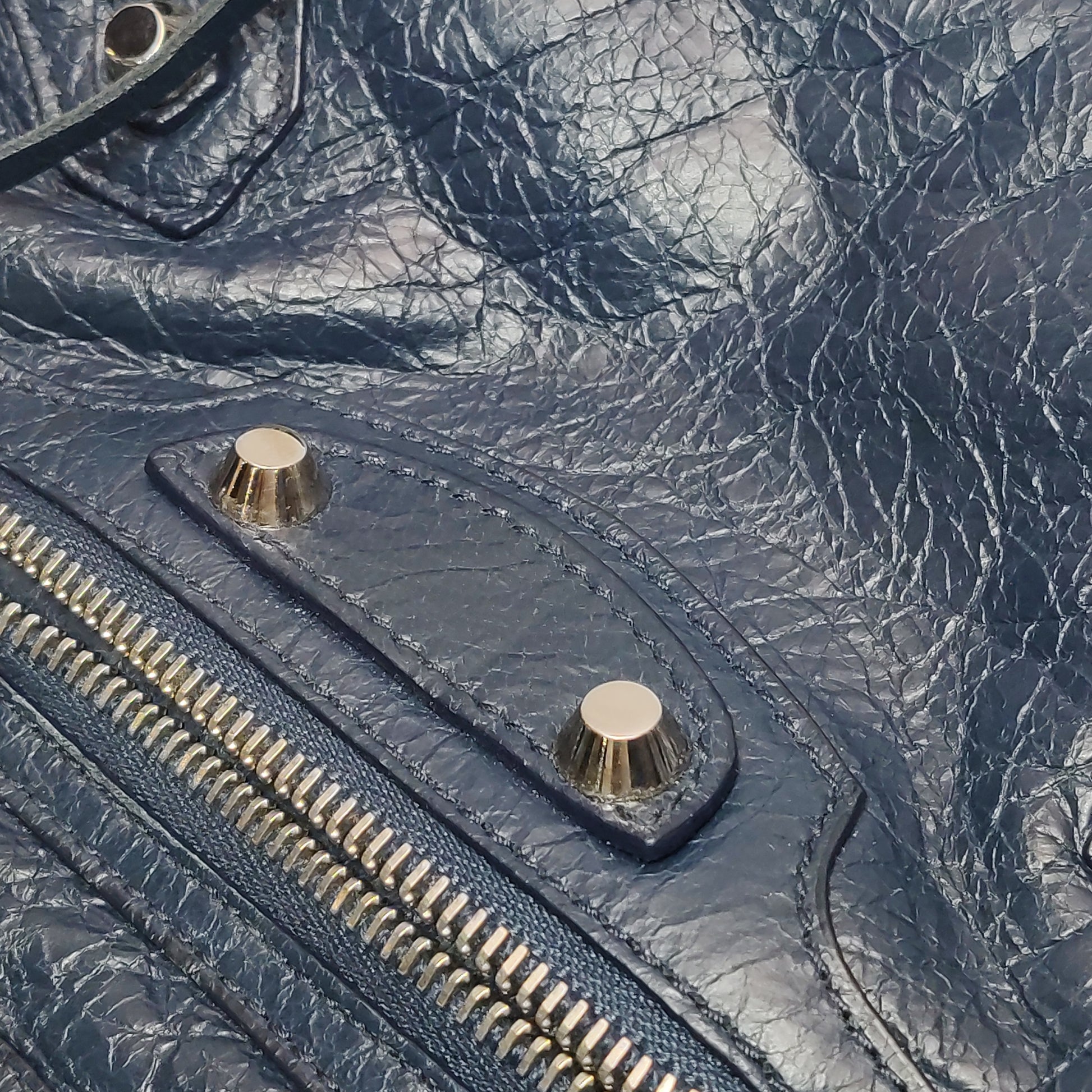 Balenciaga Classic City Mini Dark Blue