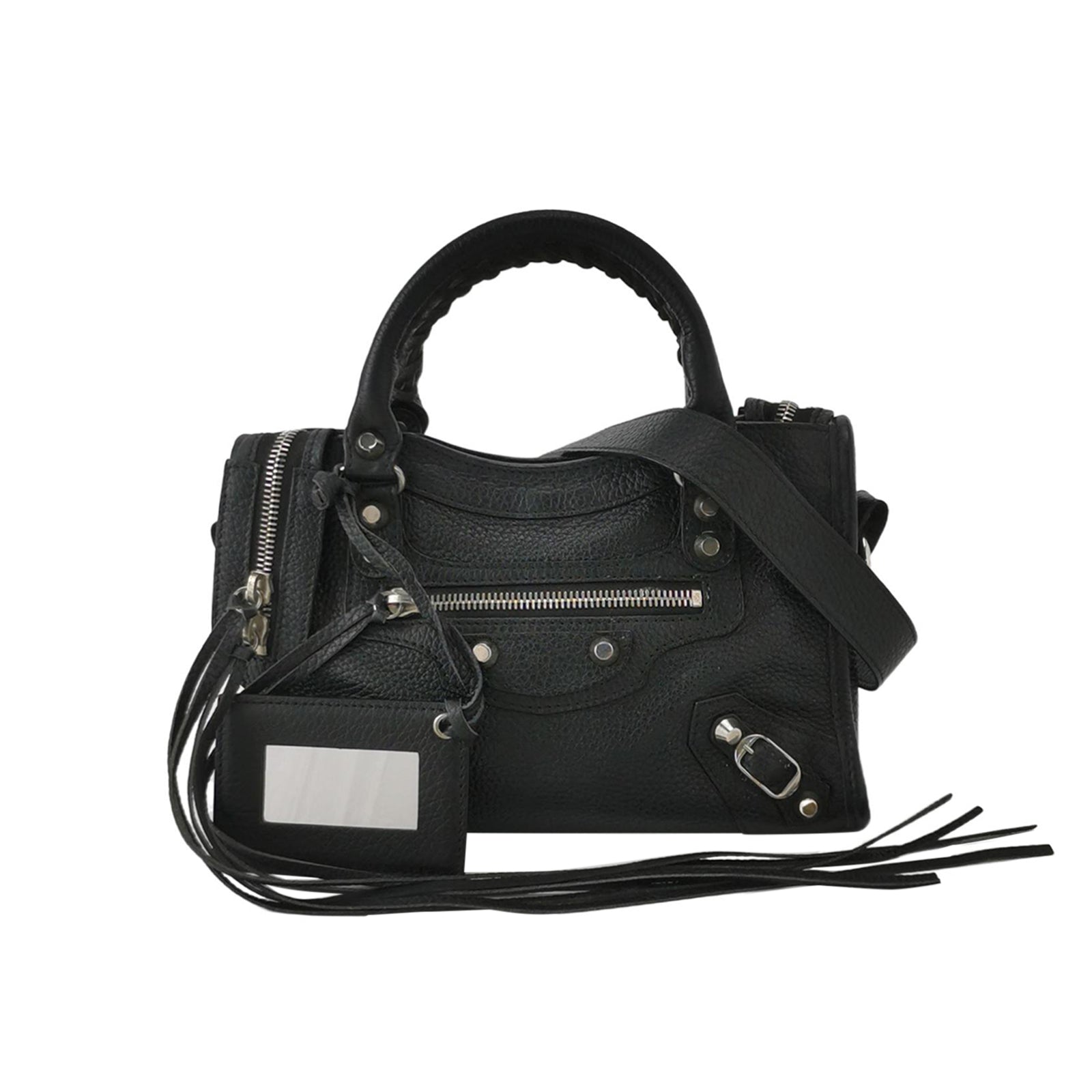 Balenciaga City Mini Grained SHW