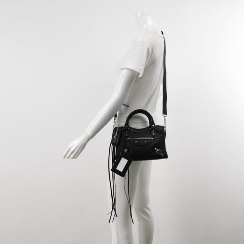 Balenciaga City Mini Grained SHW