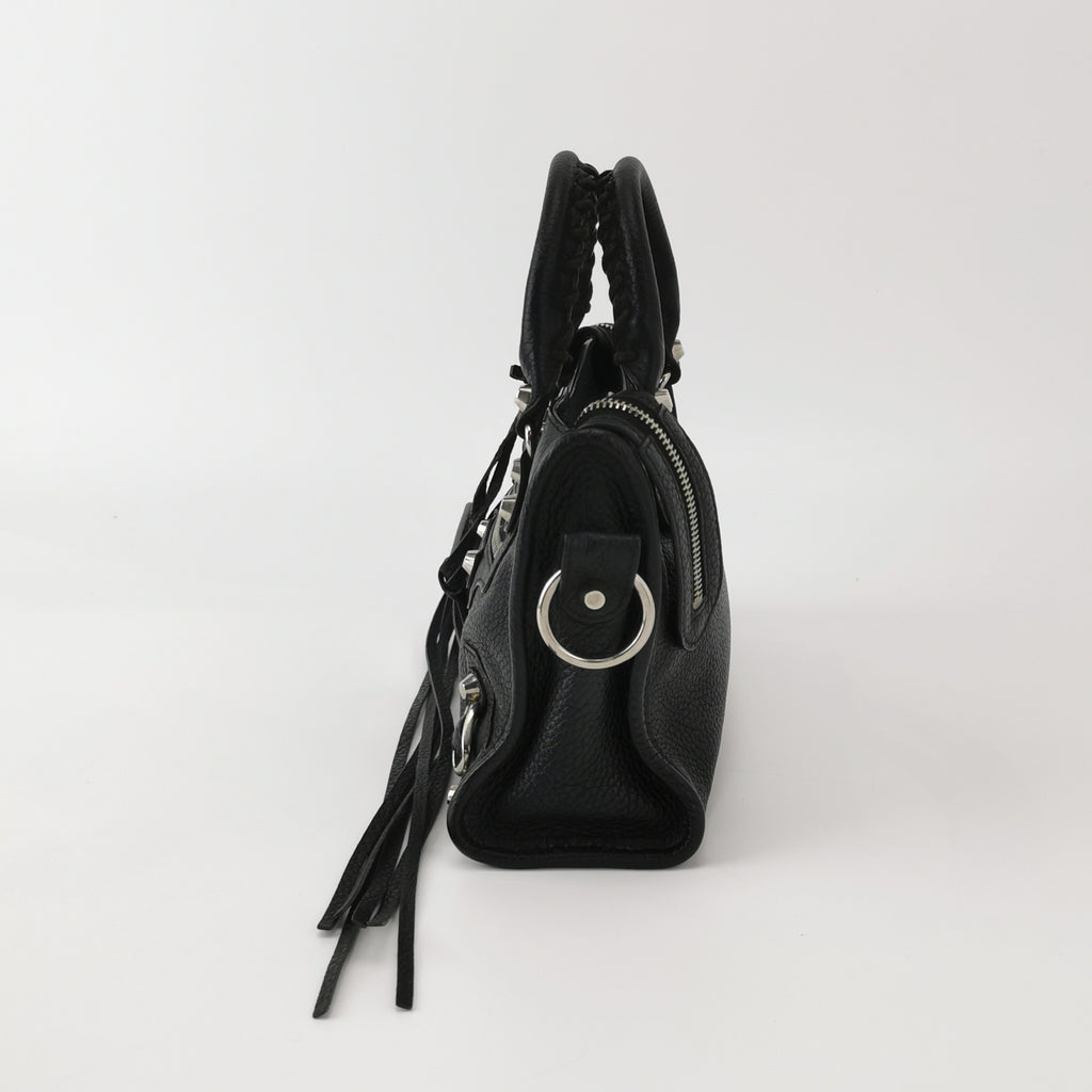 Balenciaga City Mini Grained SHW
