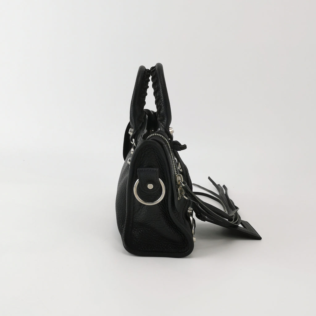 Balenciaga City Mini Grained SHW