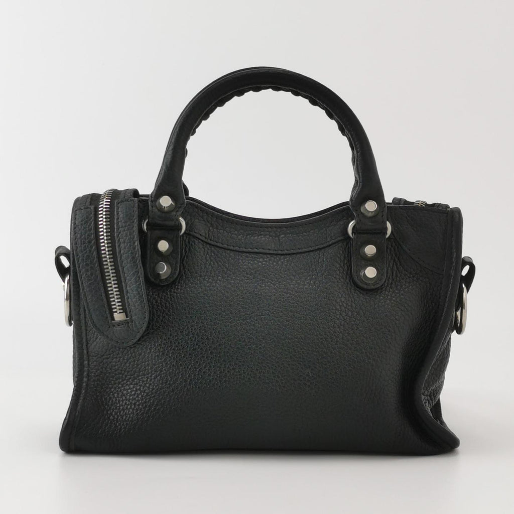 Balenciaga City Mini Grained SHW