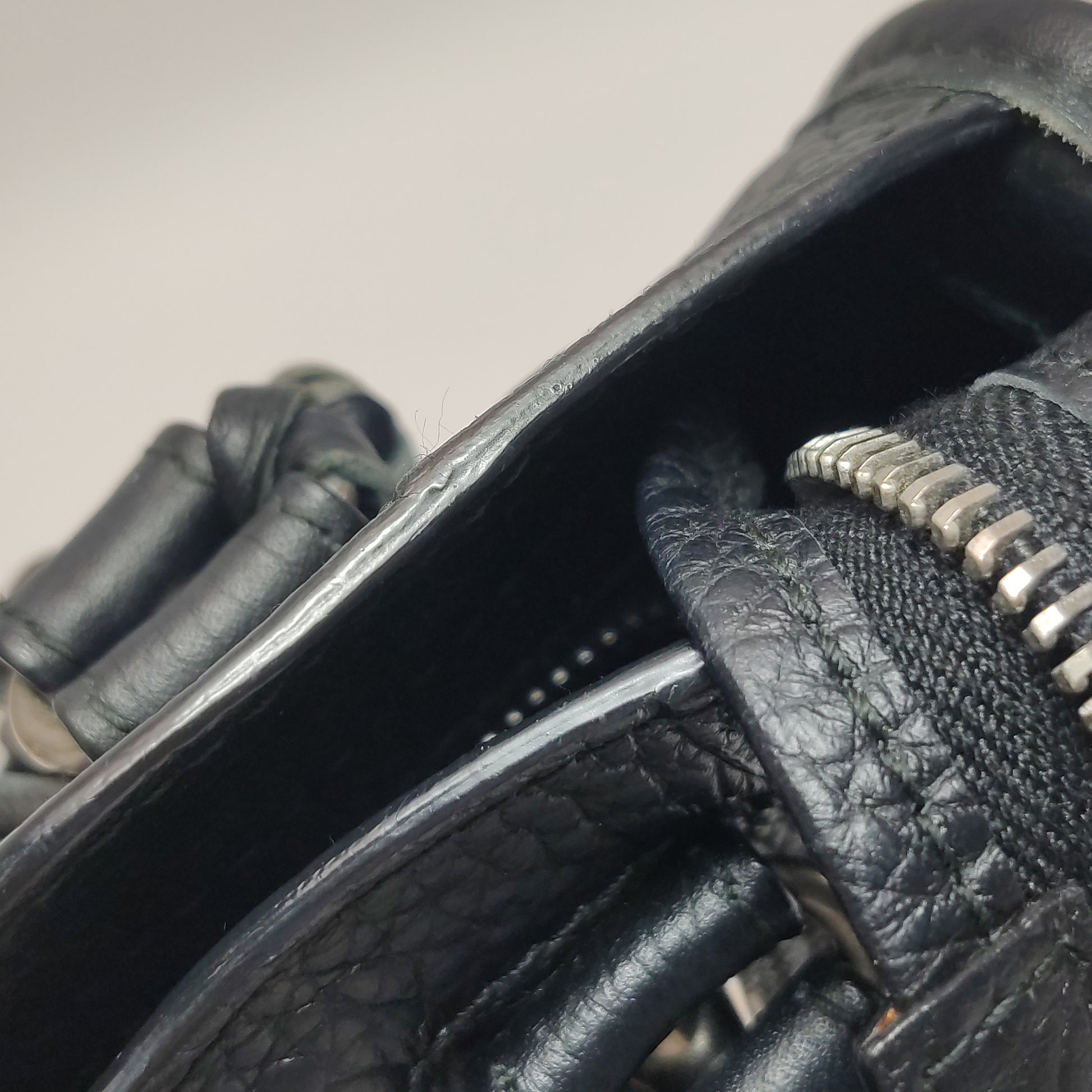 Balenciaga City Mini Grained SHW