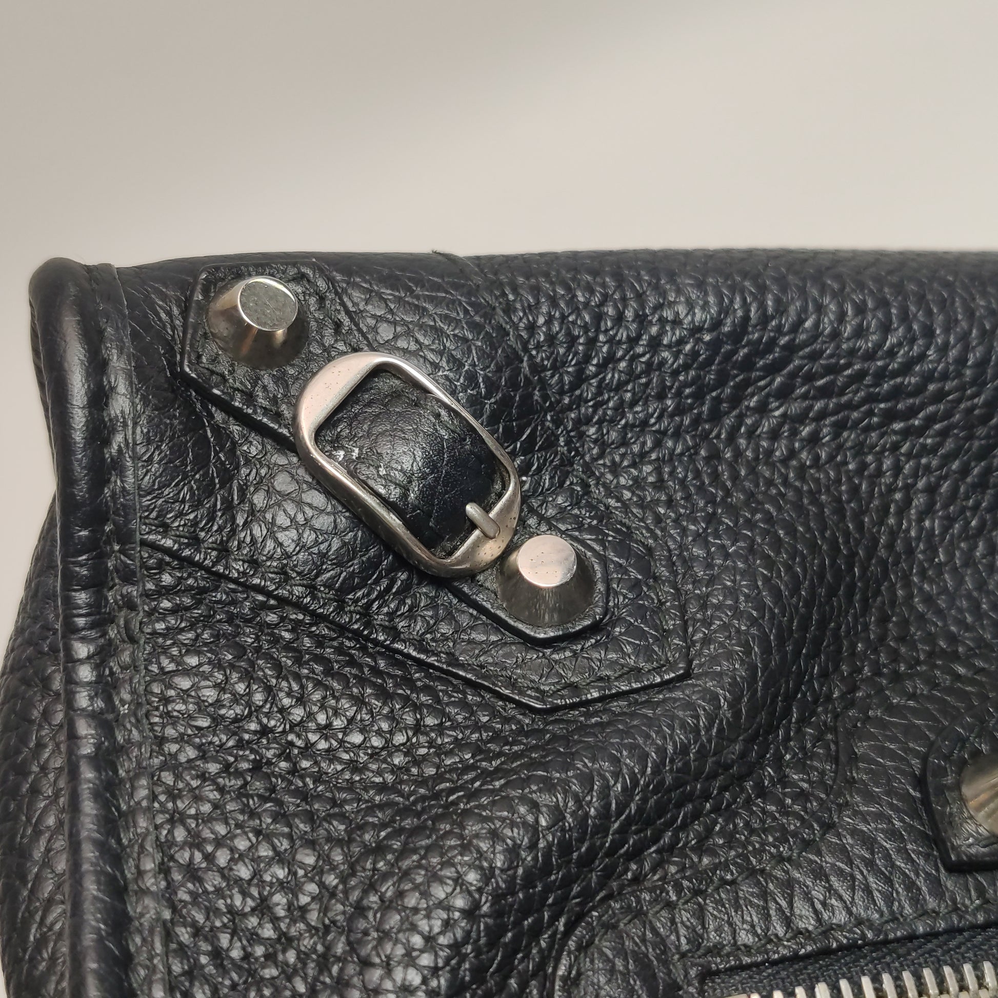 Balenciaga City Mini Grained SHW