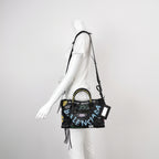 Balenciaga City Small Graffiti Black