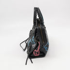 Balenciaga City Small Graffiti Black