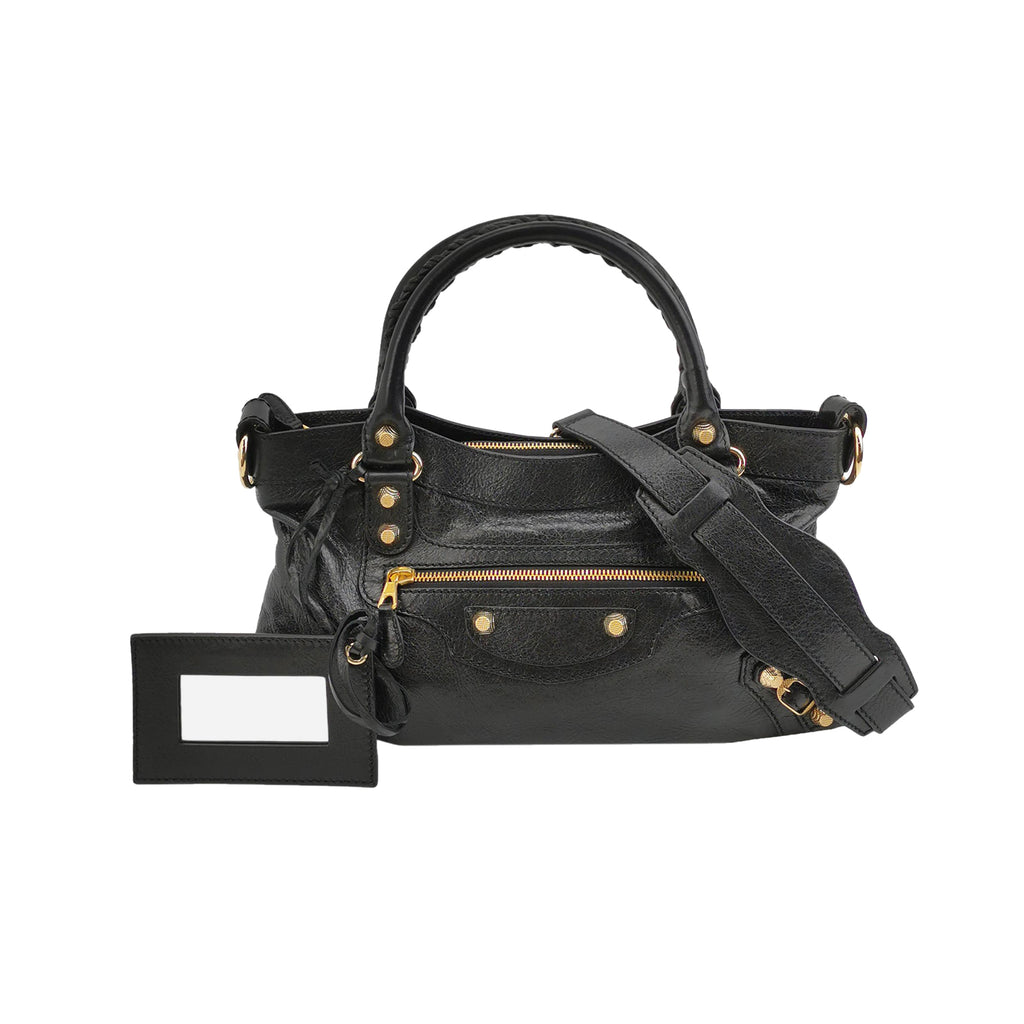 Balenciaga Classic City First Bag Black GHW