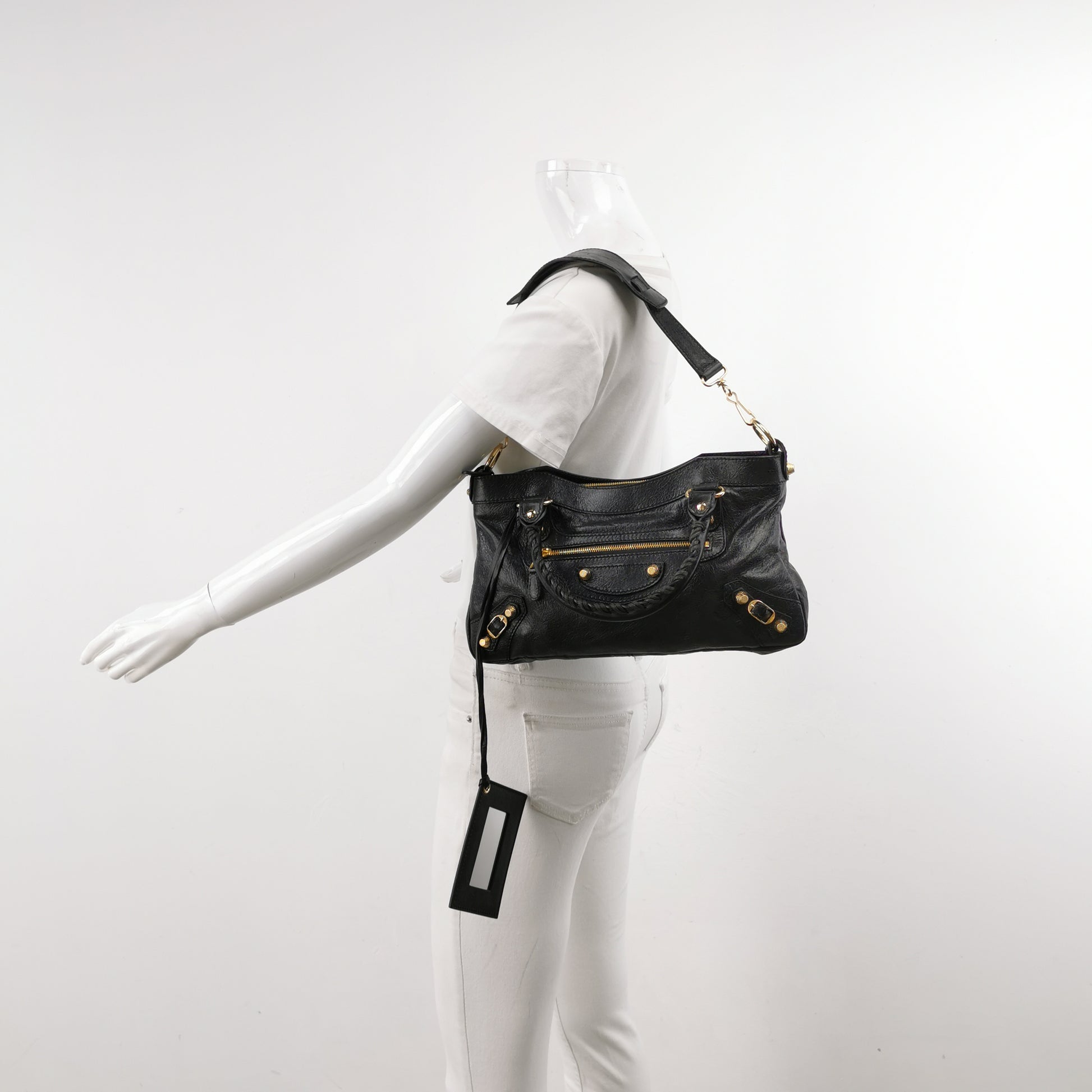 Balenciaga Classic City First Bag Black GHW