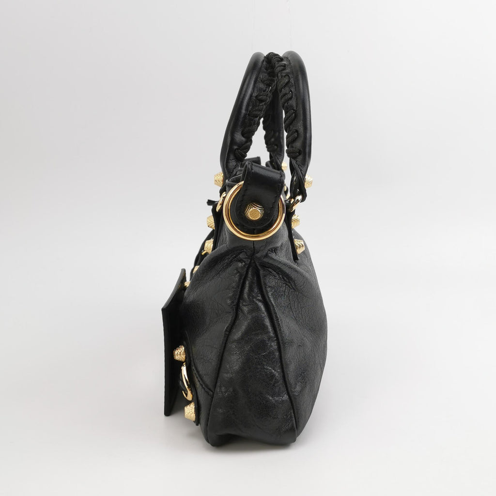 Balenciaga Classic City First Bag Black GHW