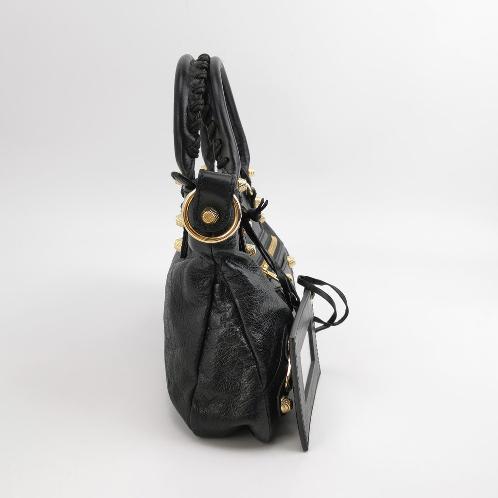 Balenciaga Classic City First Bag Black GHW