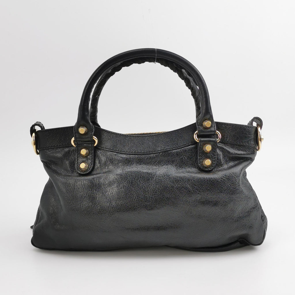 Balenciaga Classic City First Bag Black GHW