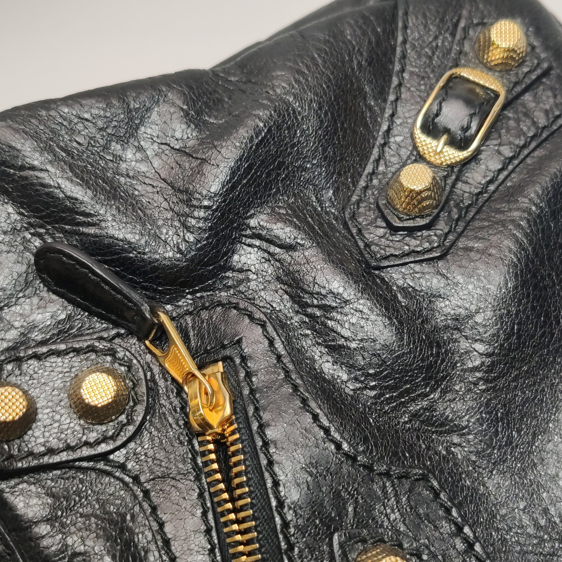 Balenciaga Classic City First Bag Black GHW