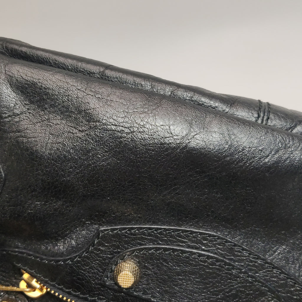 Balenciaga Classic City First Bag Black GHW