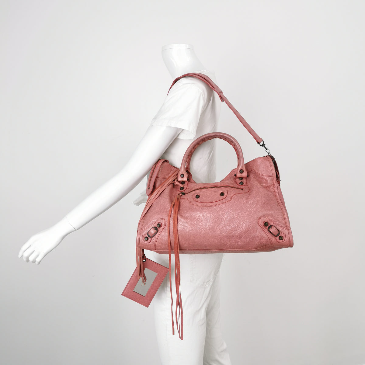 Balenciaga Classic City Medium Pink