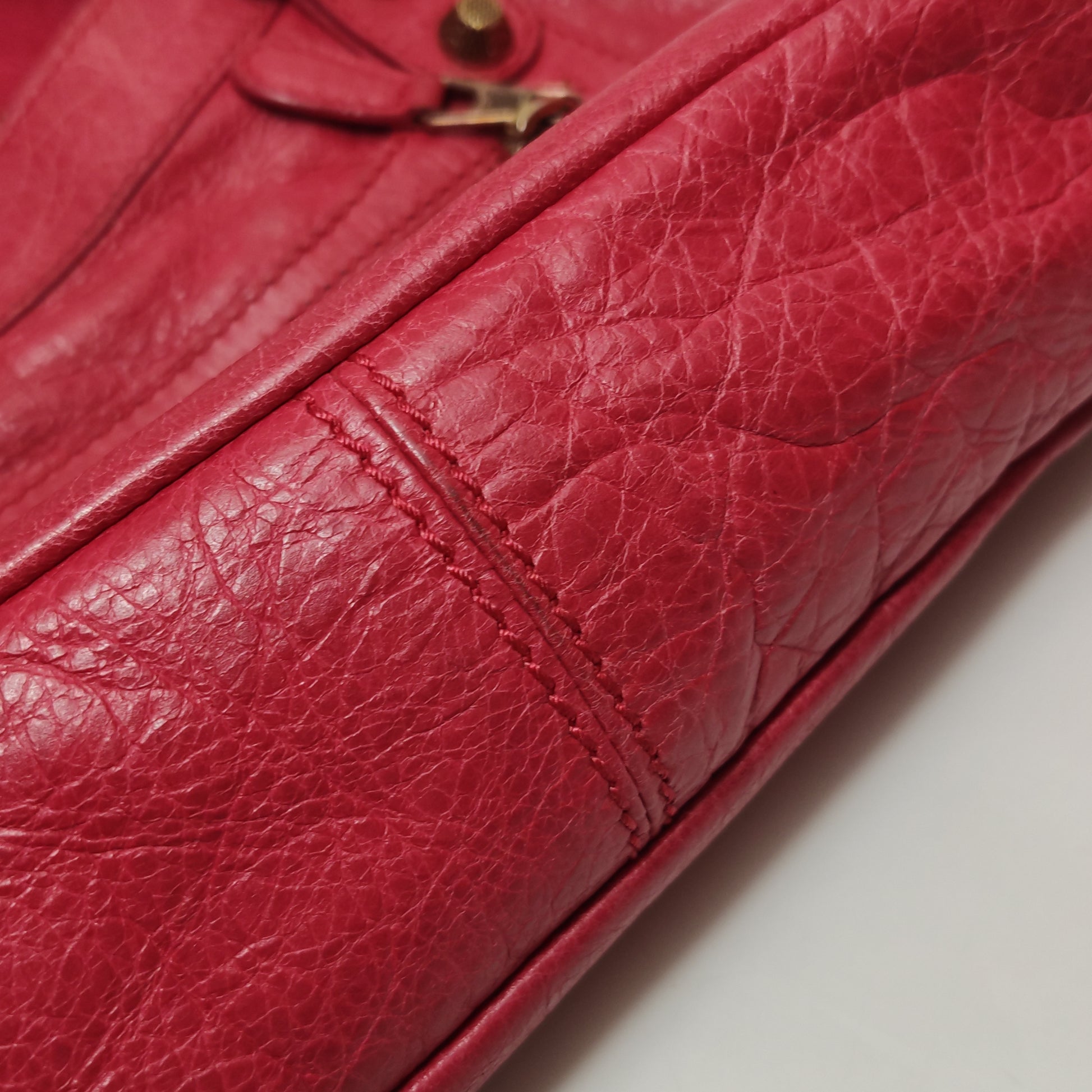 Balenciaga Classic First Bag Red GHW