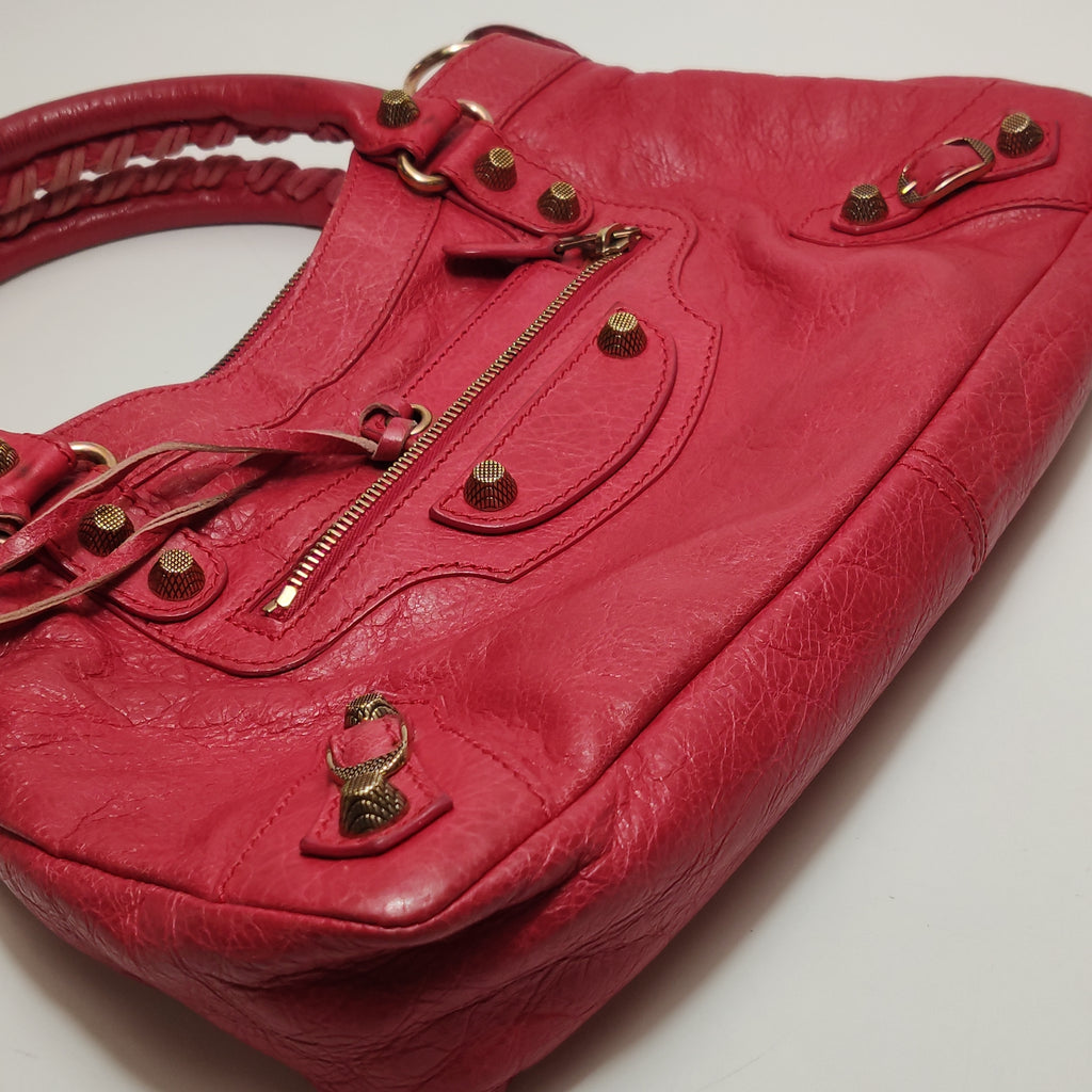 Balenciaga Classic First Bag Red GHW