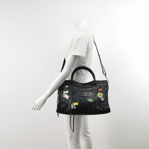 Balenciaga Classic City Medium Printed Sticker