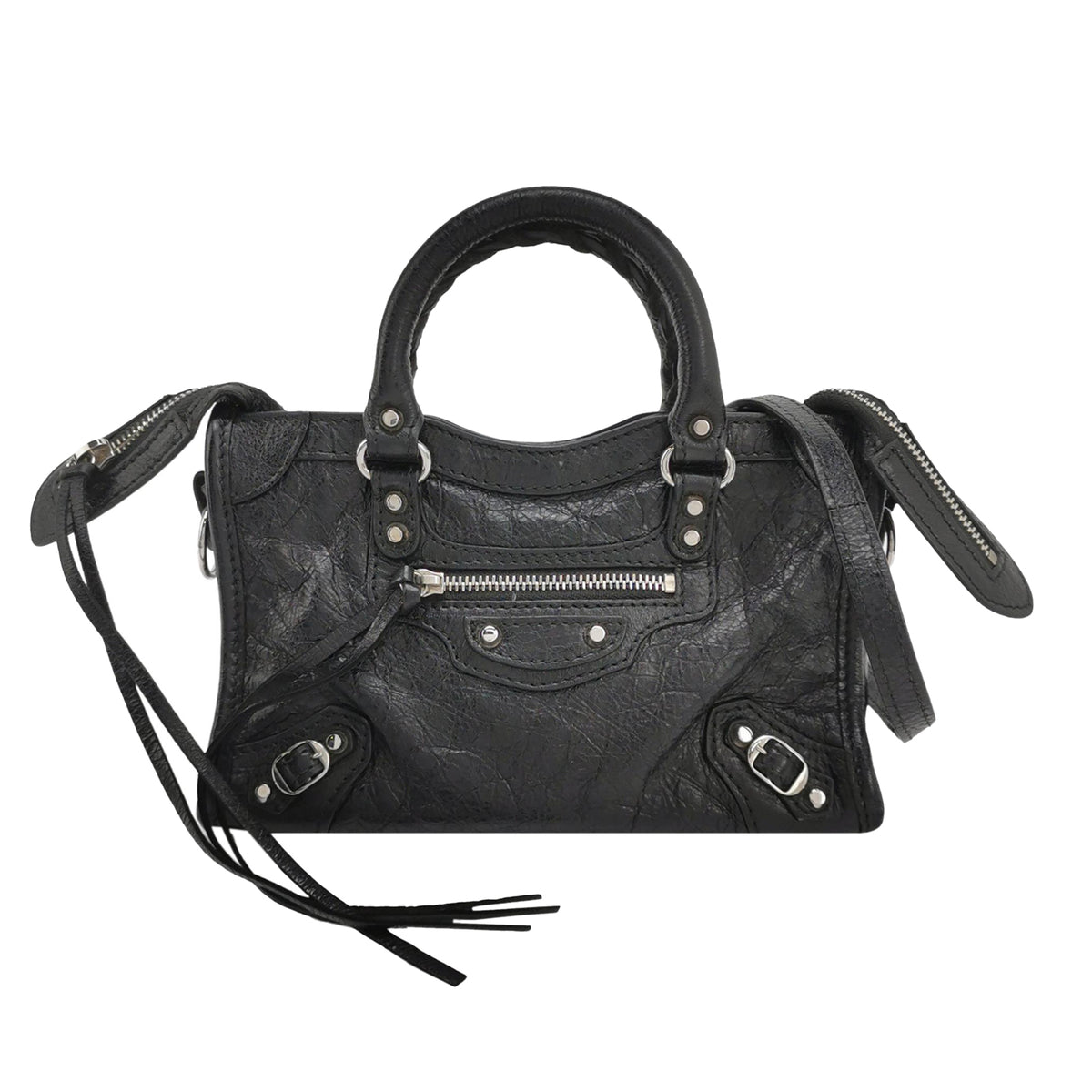 Balenciaga Classic City Nano Black SHW