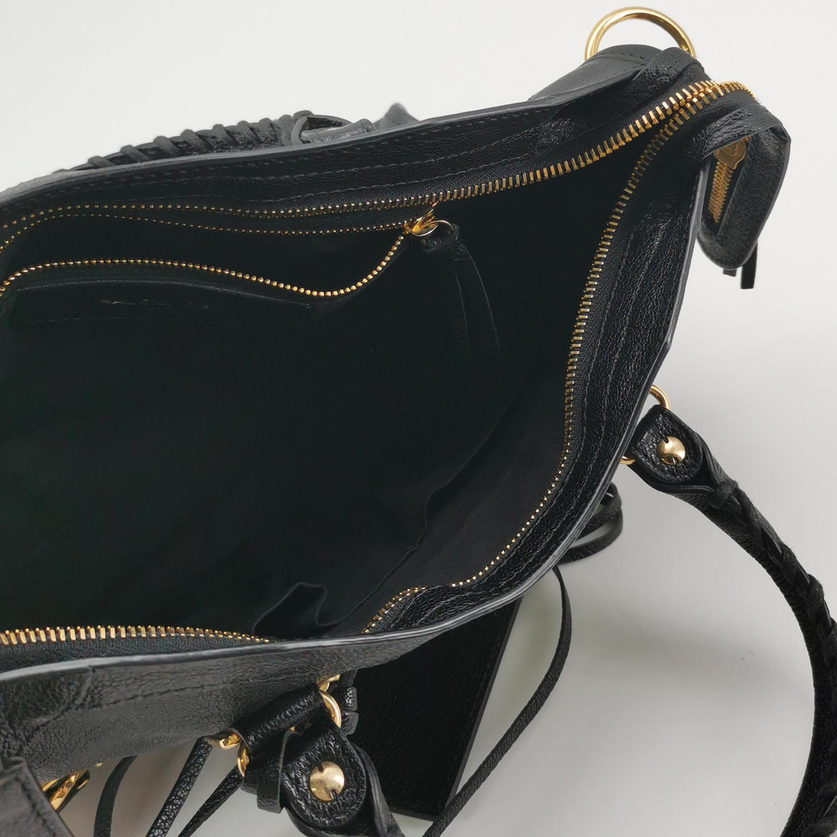 Balenciaga City Metallic Edge Small Black