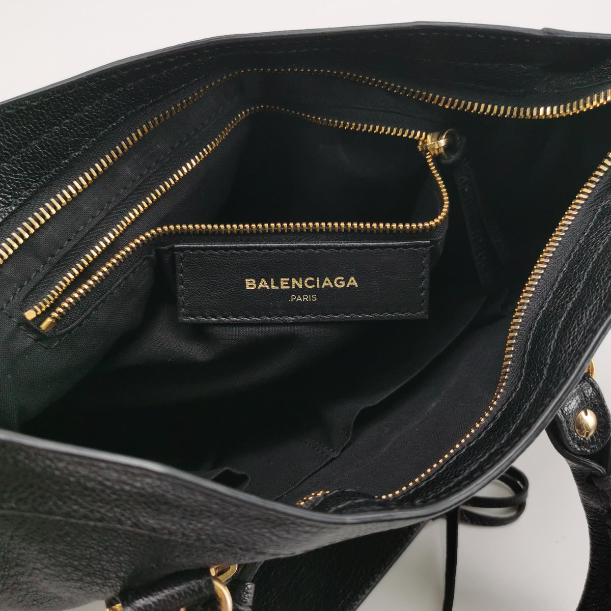 Balenciaga City Metallic Edge Small Black
