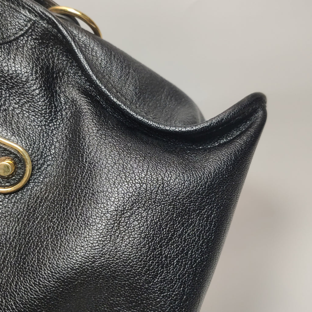 Balenciaga City Metallic Edge Small Black