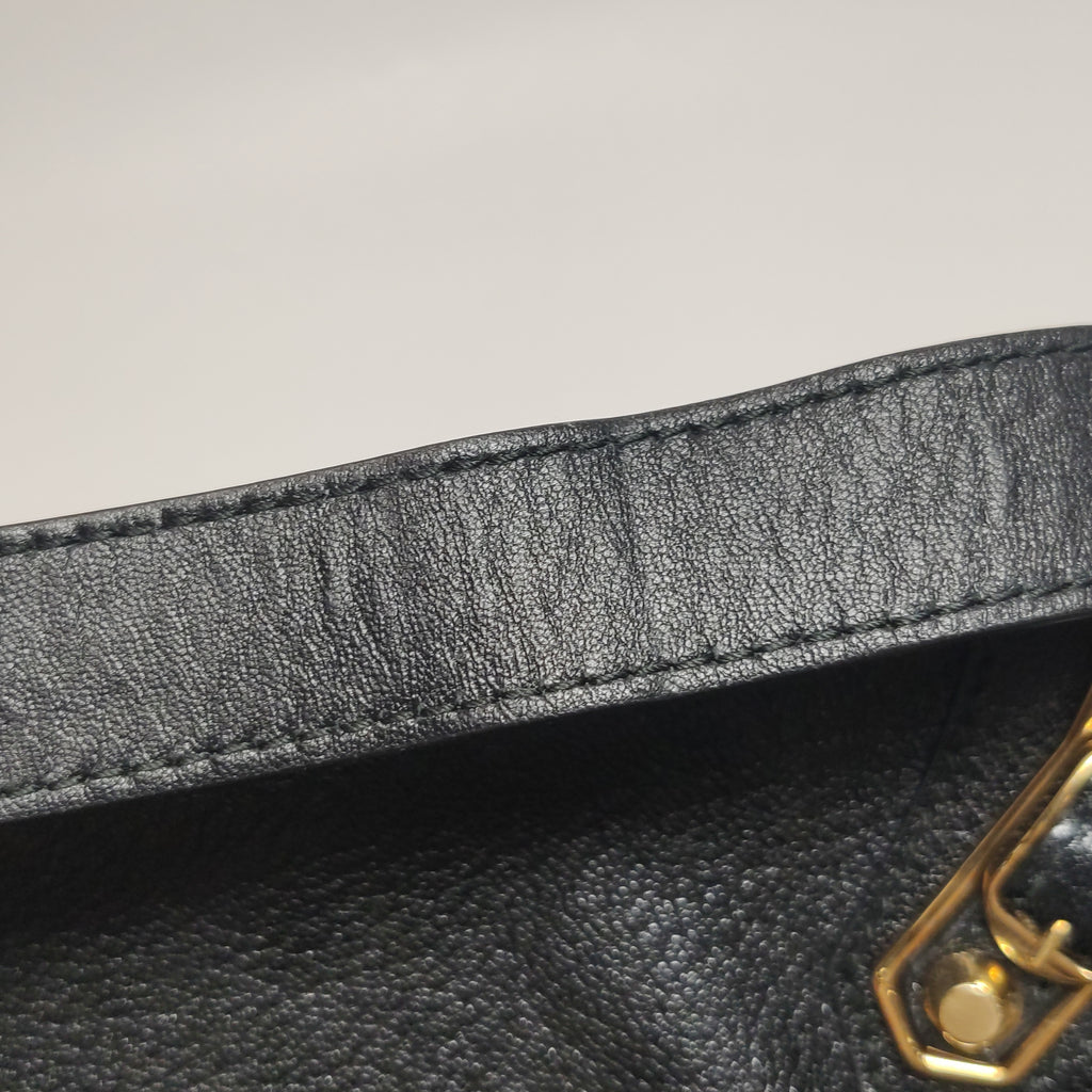 Balenciaga City Metallic Edge Small Black