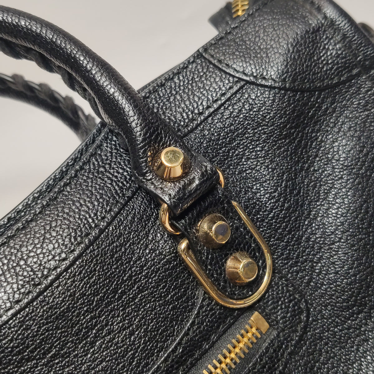 Balenciaga City Metallic Edge Small Black