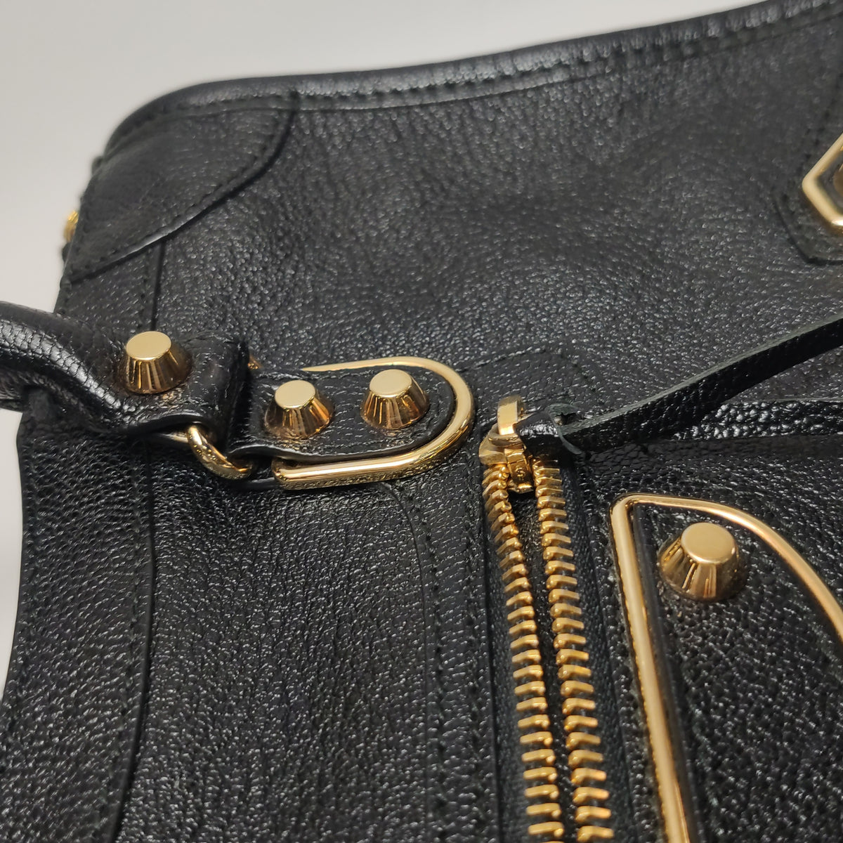Balenciaga City Metallic Edge Small Black