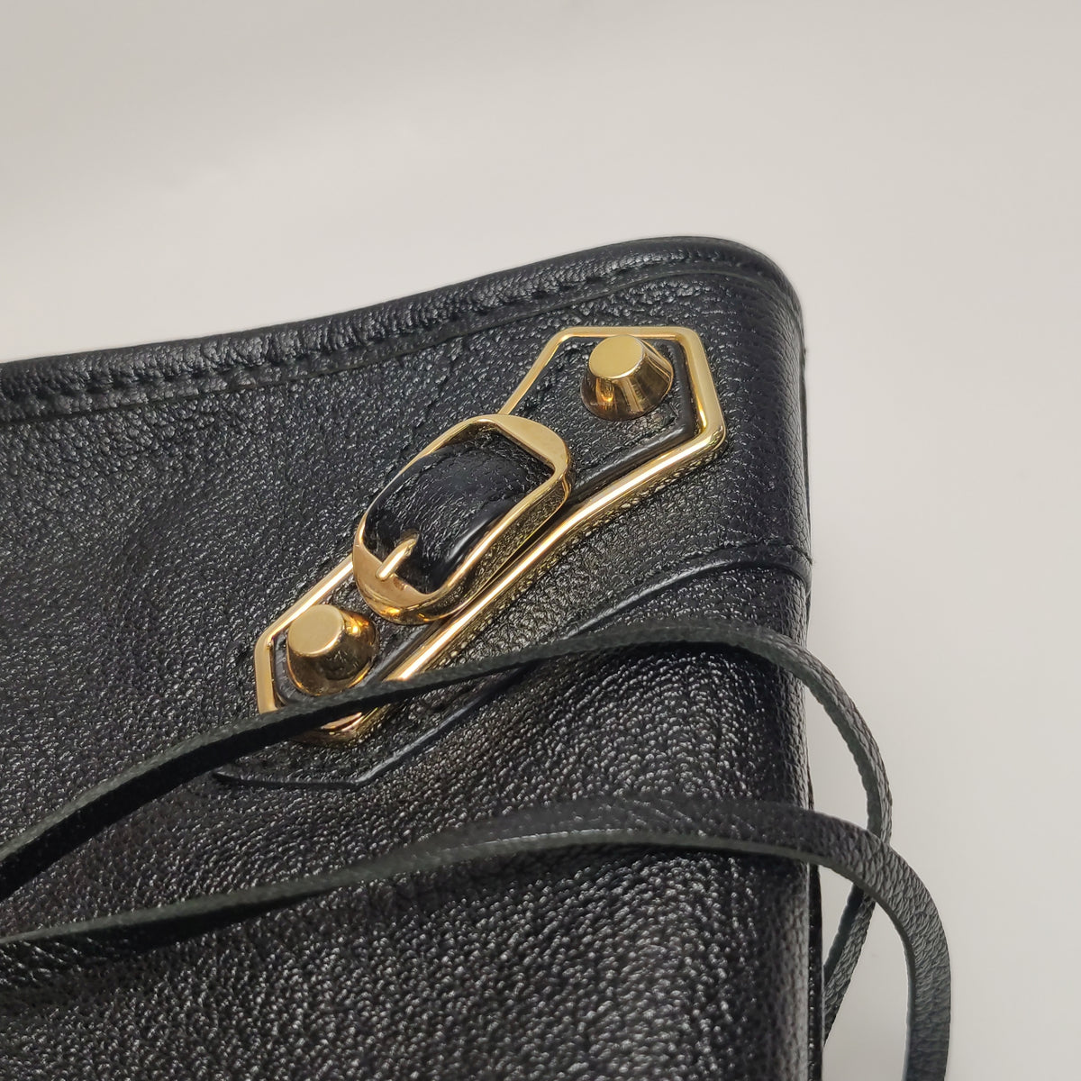 Balenciaga City Metallic Edge Small Black