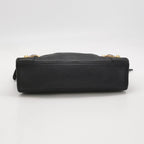 Balenciaga City Small Metallic Edge Black