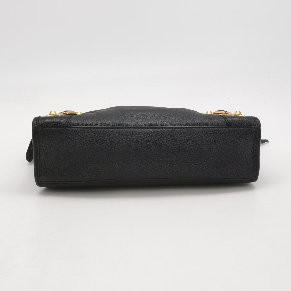 Balenciaga City Small Metallic Edge Black