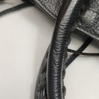 Balenciaga City Small Metallic Edge Black