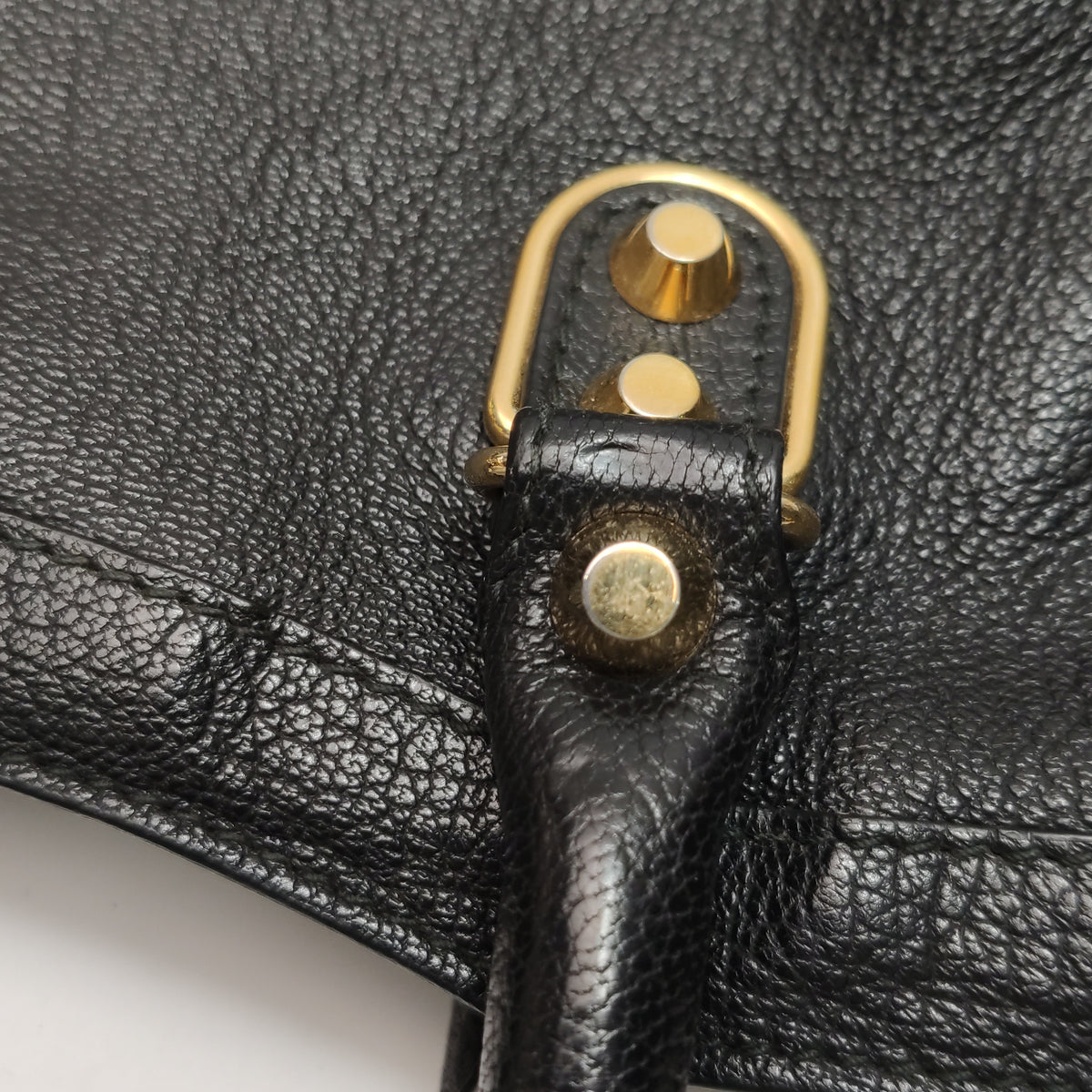 Balenciaga City Small Metallic Edge Black