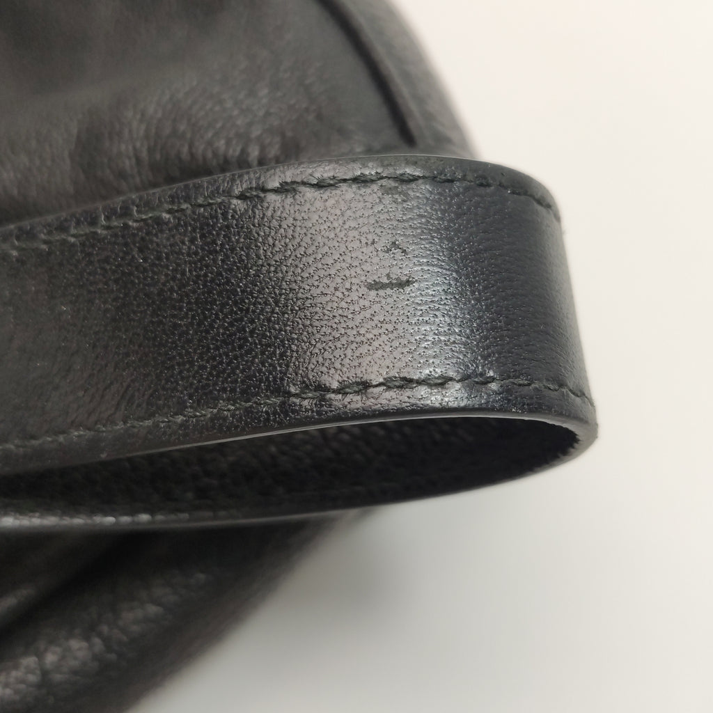 Balenciaga City Small Metallic Edge Black