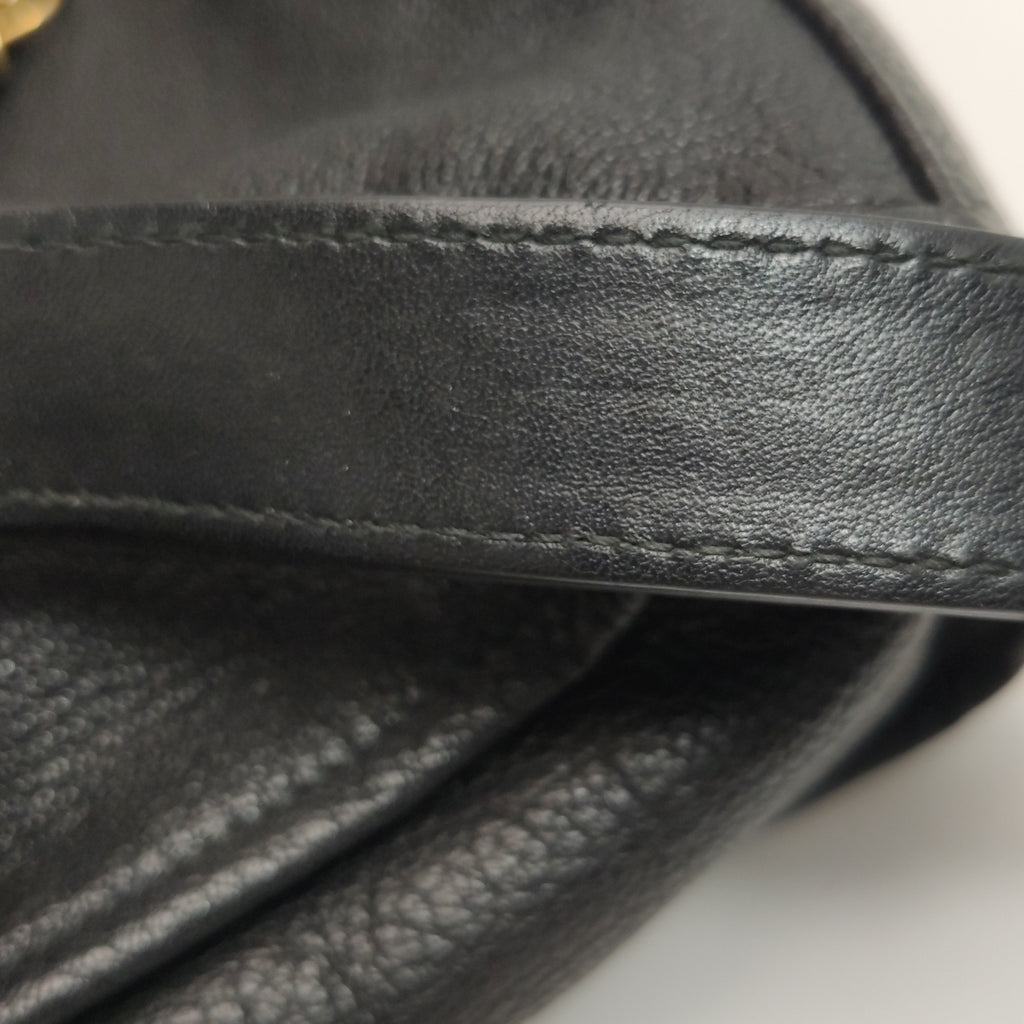 Balenciaga City Small Metallic Edge Black