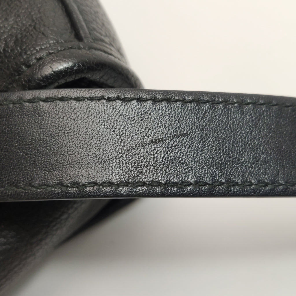 Balenciaga City Small Metallic Edge Black