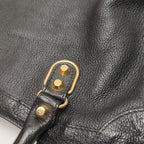 Balenciaga City Small Metallic Edge Black