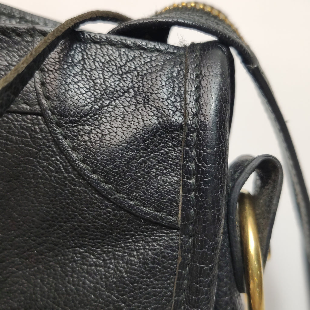 Balenciaga City Small Metallic Edge Black