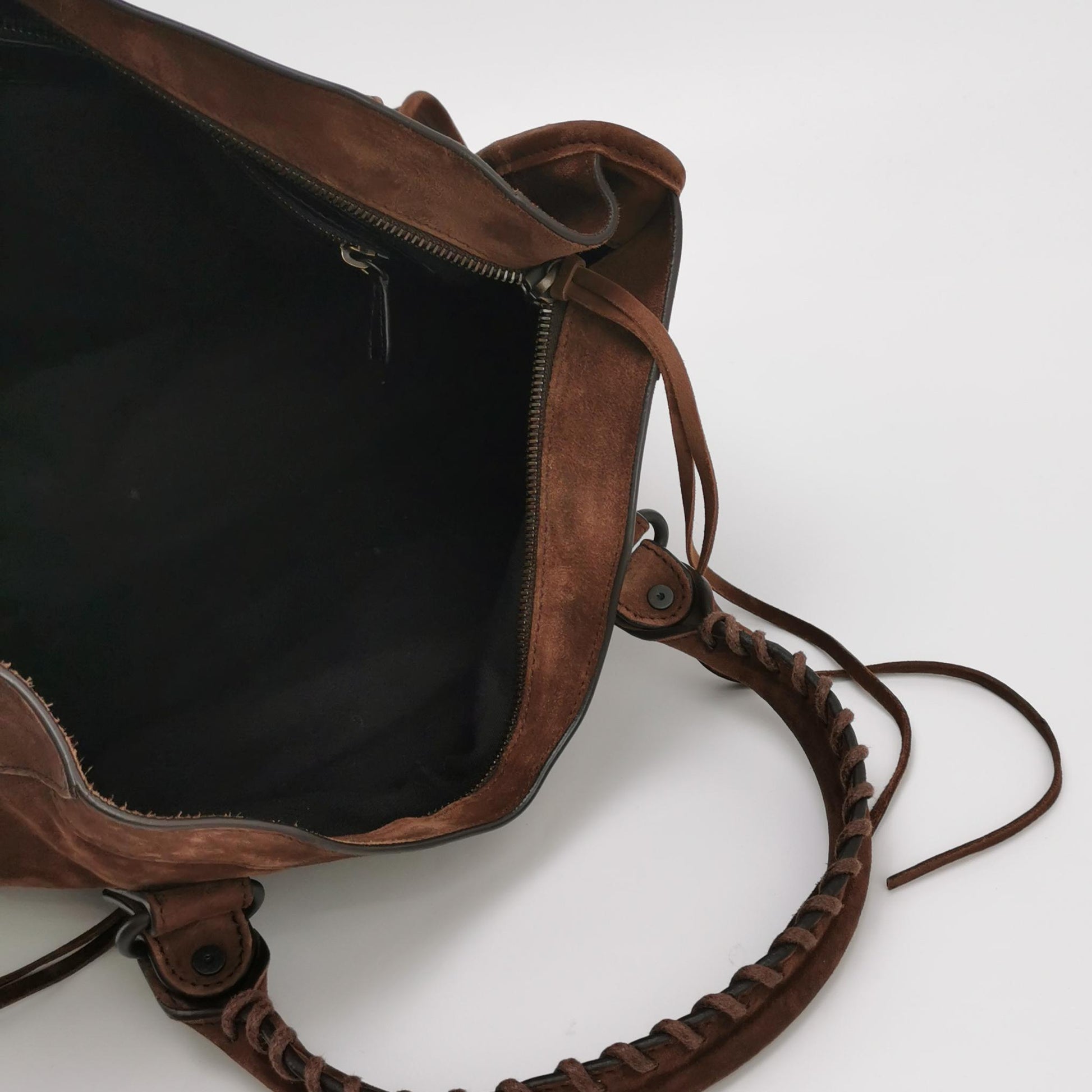 Balenciaga Le City Medium Suede