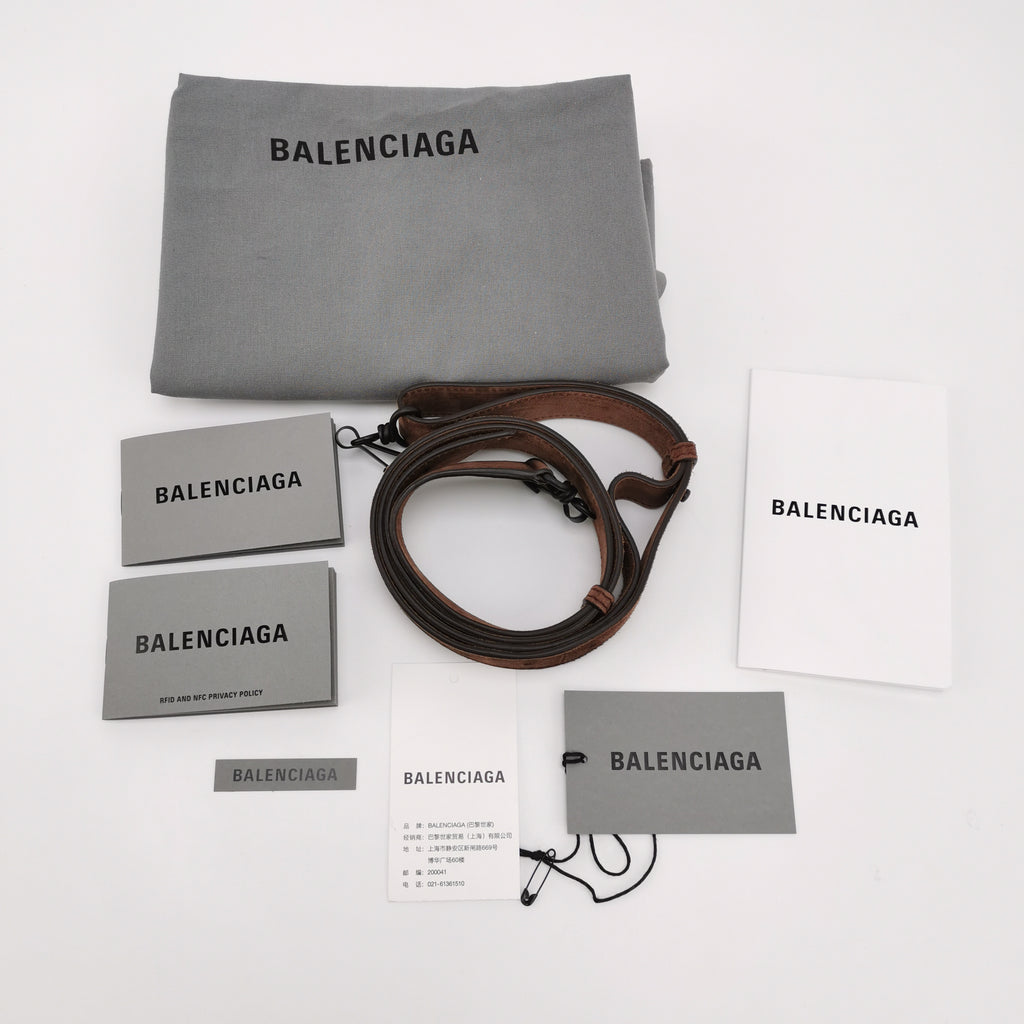 Balenciaga Le City Medium Suede