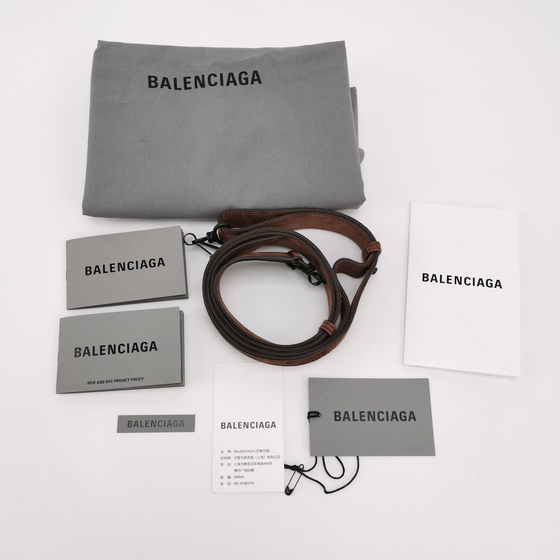 Balenciaga Le City Medium Suede