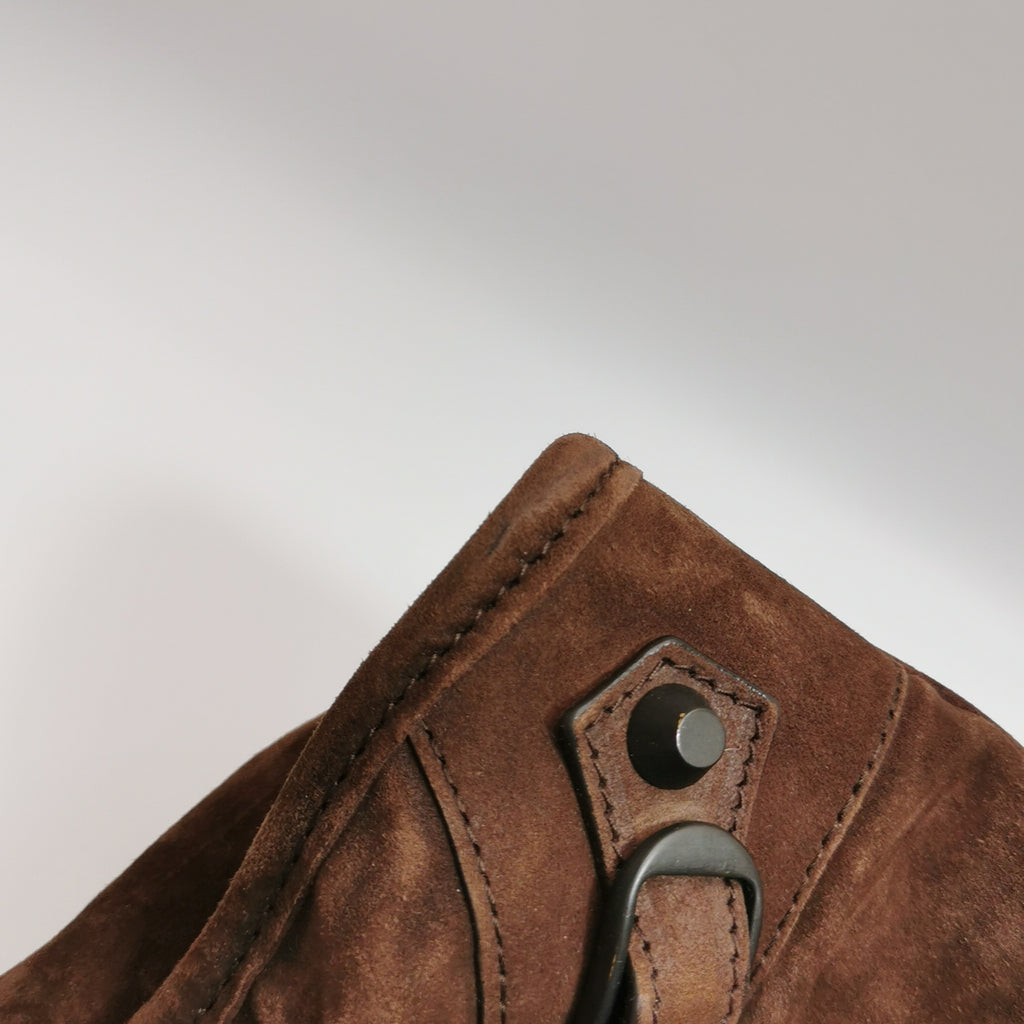 Balenciaga Le City Medium Suede