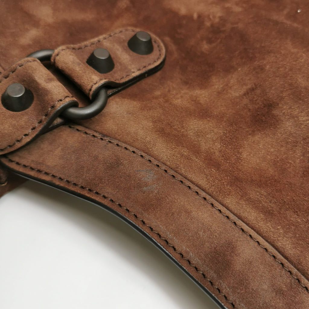 Balenciaga Le City Medium Suede