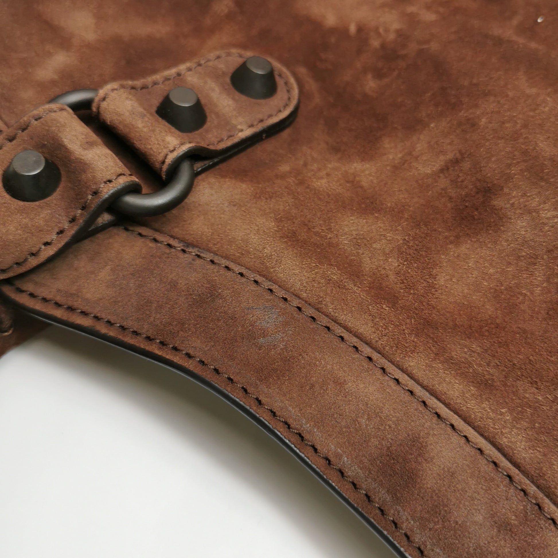 Balenciaga Le City Medium Suede
