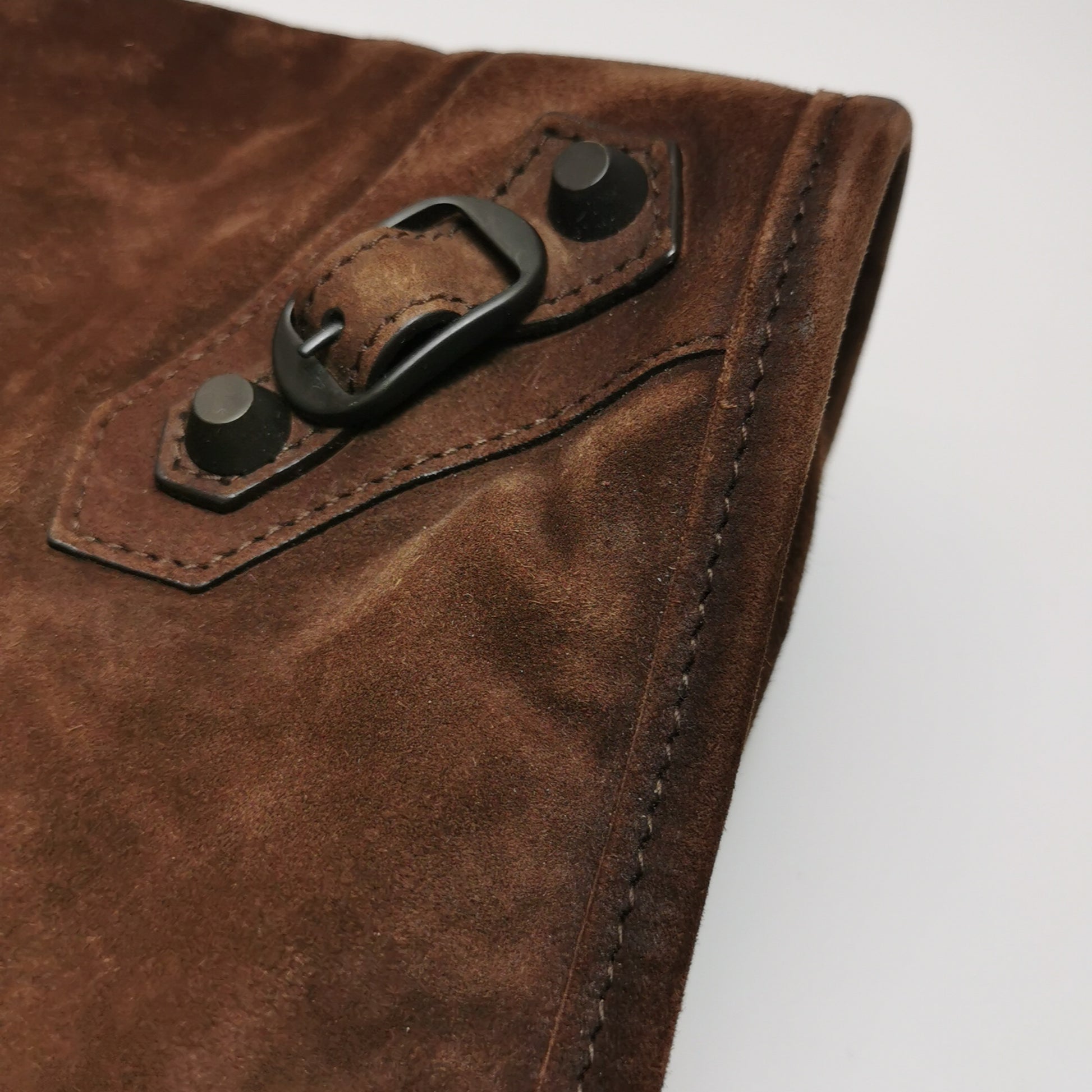 Balenciaga Le City Medium Suede