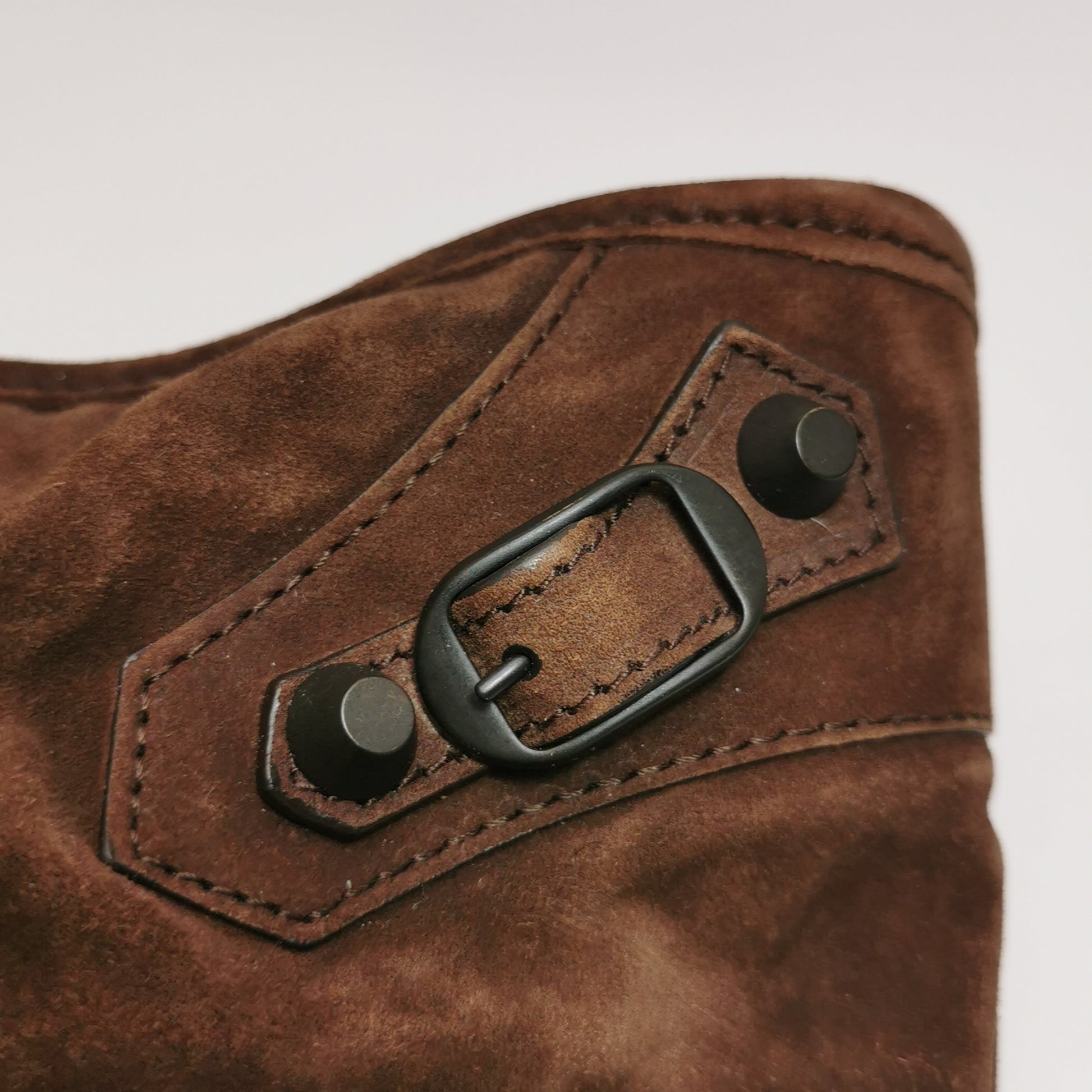 Balenciaga Le City Medium Suede