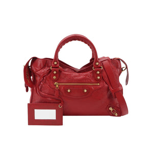 Balenciaga Classic City Medium Red