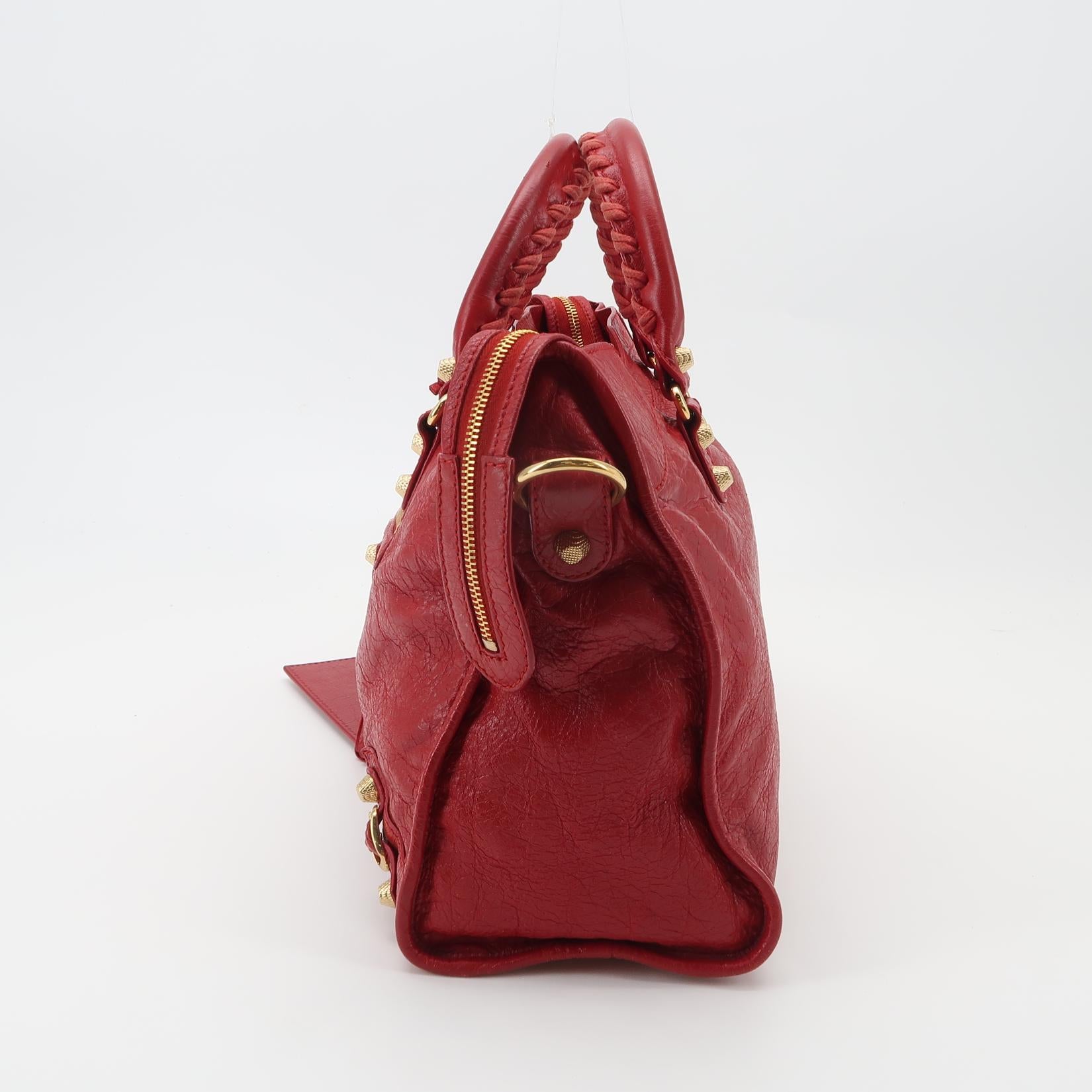 Balenciaga Classic City Medium Red