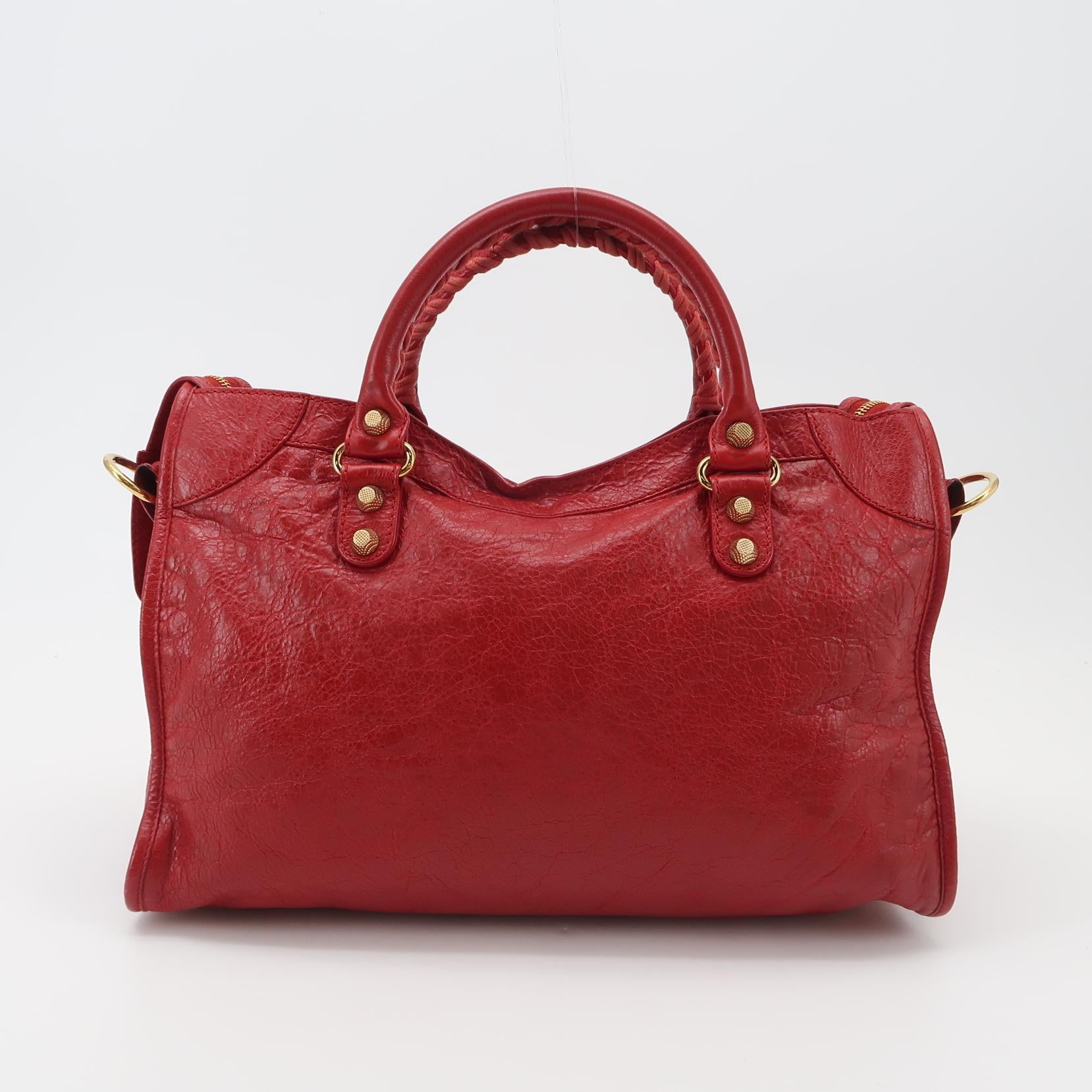 Balenciaga Classic City Medium Red