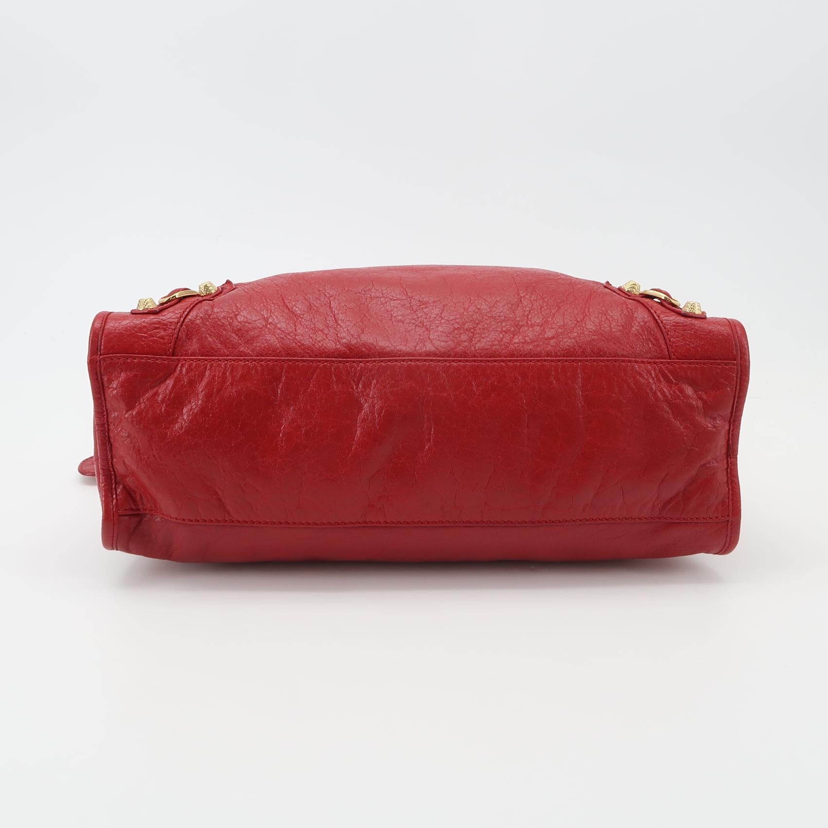 Balenciaga Classic City Medium Red